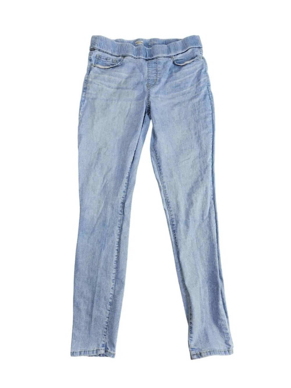Signature By Levi Strauss Shaping Pull On Skinny Jeans Women 12L Blue Light Wash